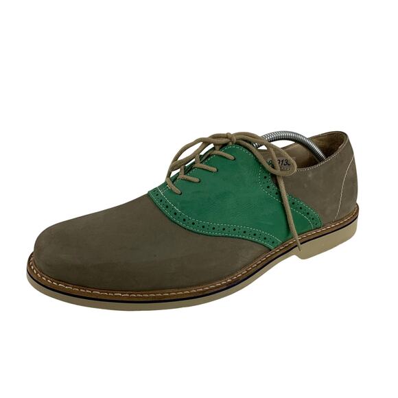 1901 Men\'s Saddle Oxford Lace Up Leather Shoes Size 11 main image 9